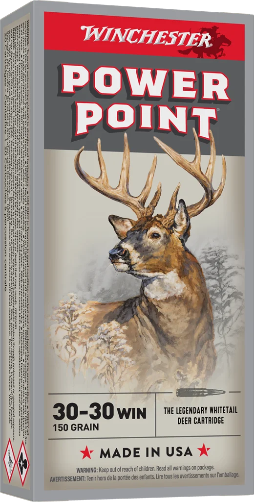 WINCHESTER SUPER X POWER POINT 30-30WIN 150GR PP 20RD BX 200RD CASE