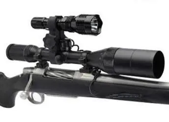 Cyclops Varmint Light Kit - Gun Mounted Red/Green LED / 250 Lumen / Rechargeable