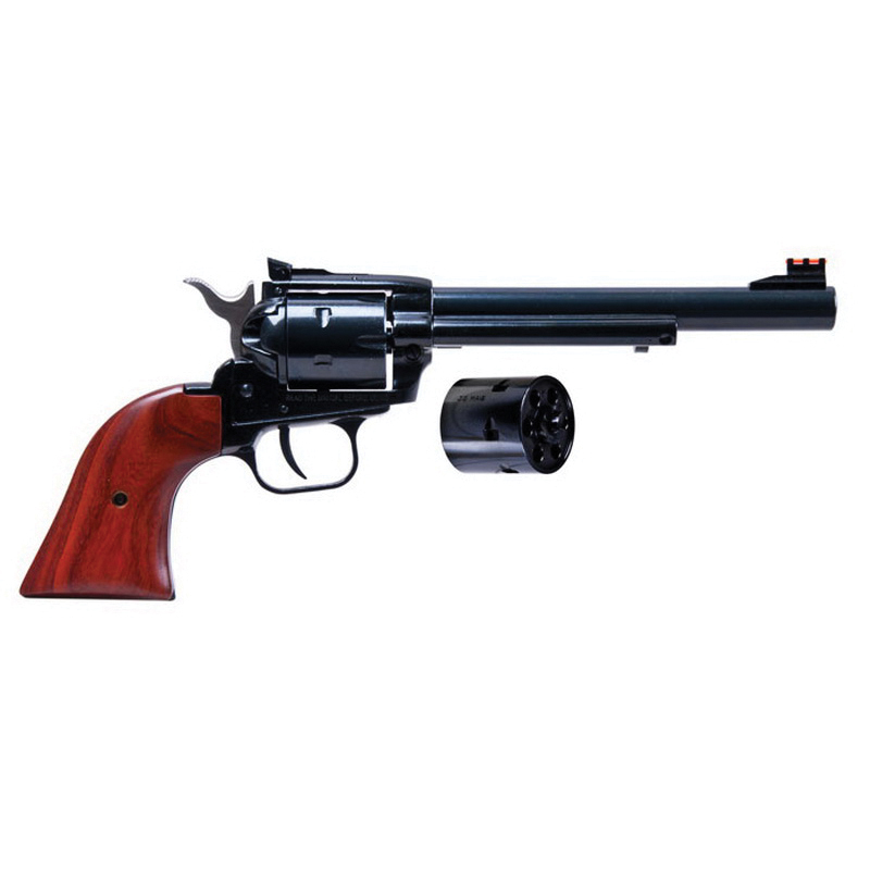Heritage Manufacturing Rough Rider 6.5" .22lr/.22 Mag Small Bore Revolver, Blue - RR22MB6AS
