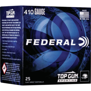 Federal TGS4121475 Top Gun Sporting 410GA 2.75\" 1/2oz #7.5 Shot - 25sh Box