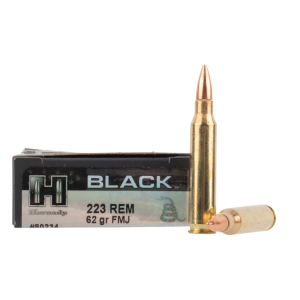 Hornady Black 223 Rem 62gr FMJ - Box of 20