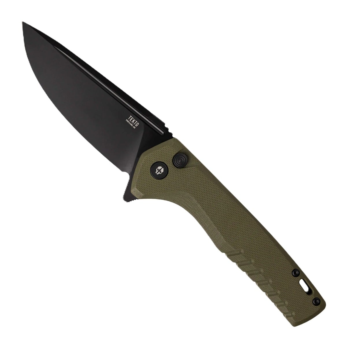 Tekto Knives F3 Charlie Folding Knife, OD Green