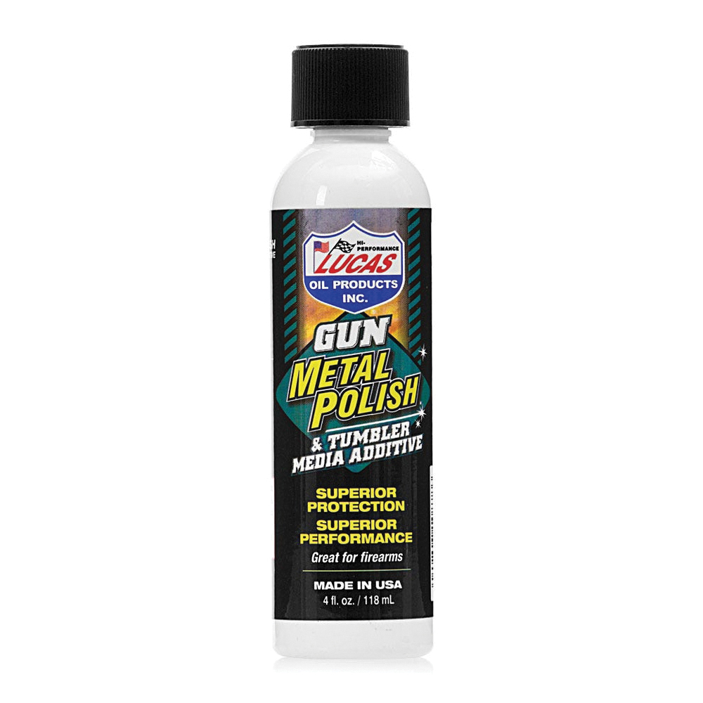 Lucas Oil Gun Metal Polish and Tumbler Media Additive, 16 oz Bottle Pack of 12