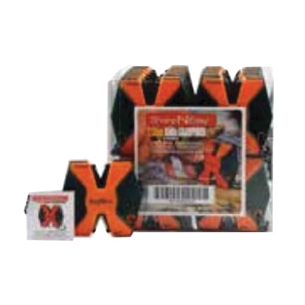 AccuSharp SharpNEasy Ceramic Stone 24-Piece 2-Step Serrated Knife Sharpener, Black/Orange - 335CD