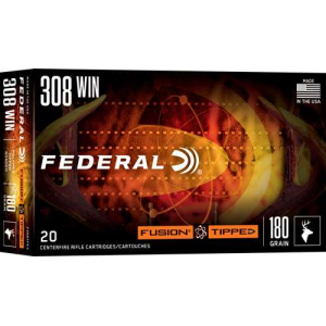 FEDERAL FUSION 308 WIN 180GR SP 20RD BOX (10 BOX CASE)