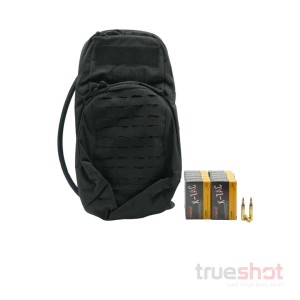 BUNDLE DEAL: Black CamelBak MULE Backpack with Reservoir and 200 Rounds of Ammo - PMC 5.56 55 Grain