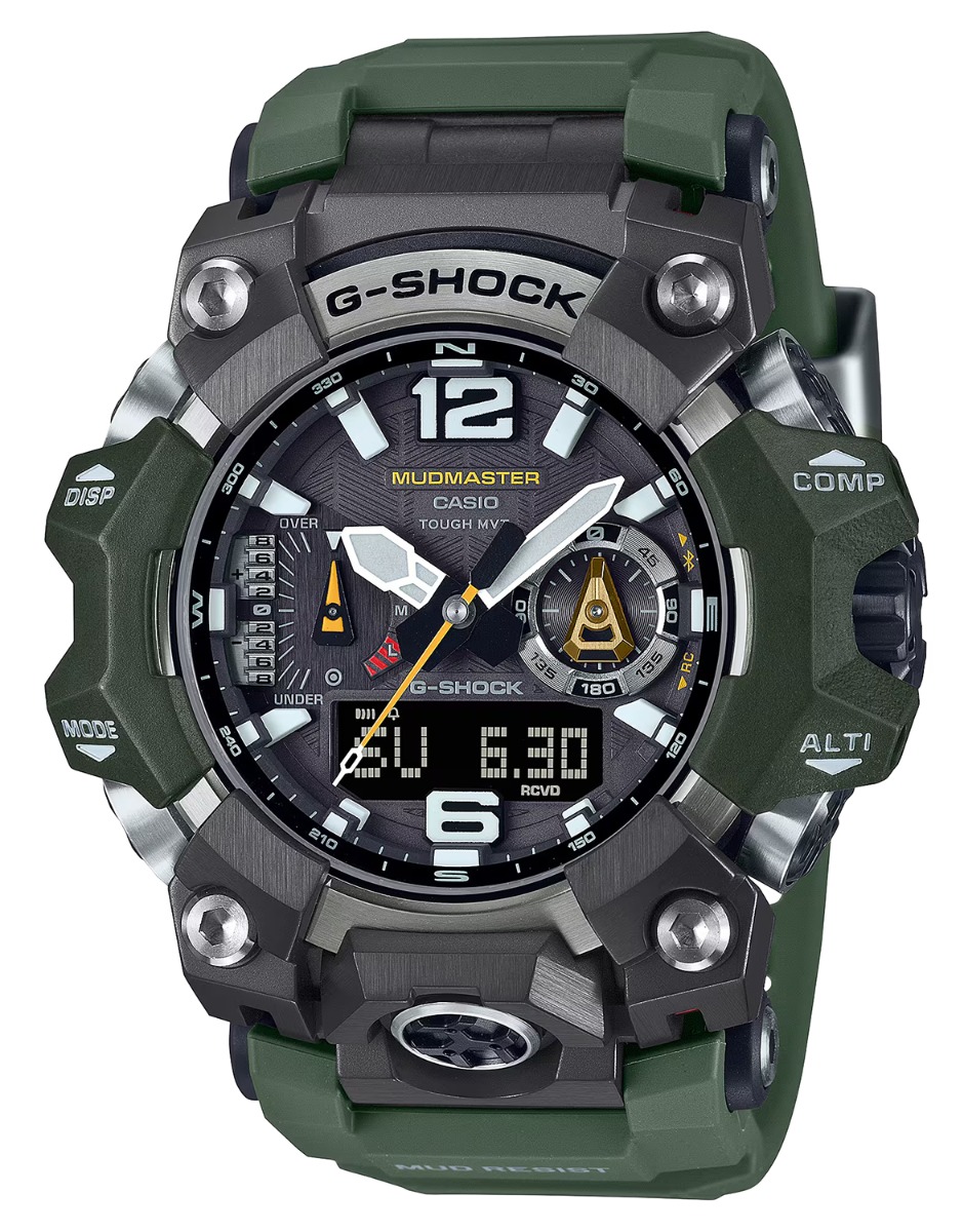 Casio G-Shock MudMaster Analog/Digital Wrist Watch, Green - GWGB10003ACR