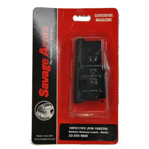 Savage 55104 10/11/12  22-250 Rem Savage 10/11/12 4rd Matte Blue Detachable
