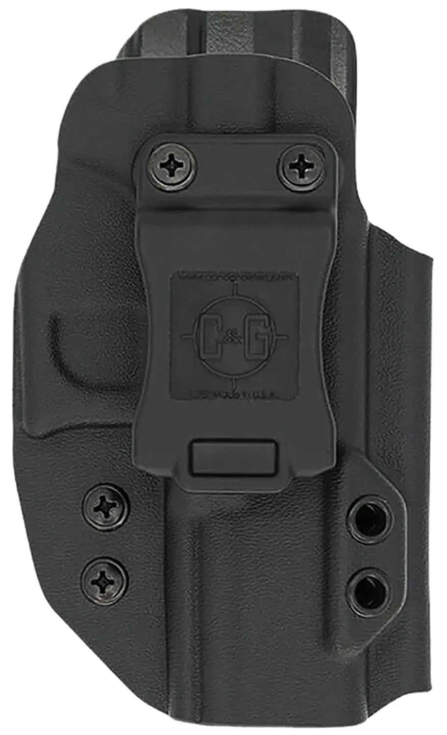 C Holsters 0526100 Covert IWB Black Kydex Belt Clip Fits S Shield 9/40
