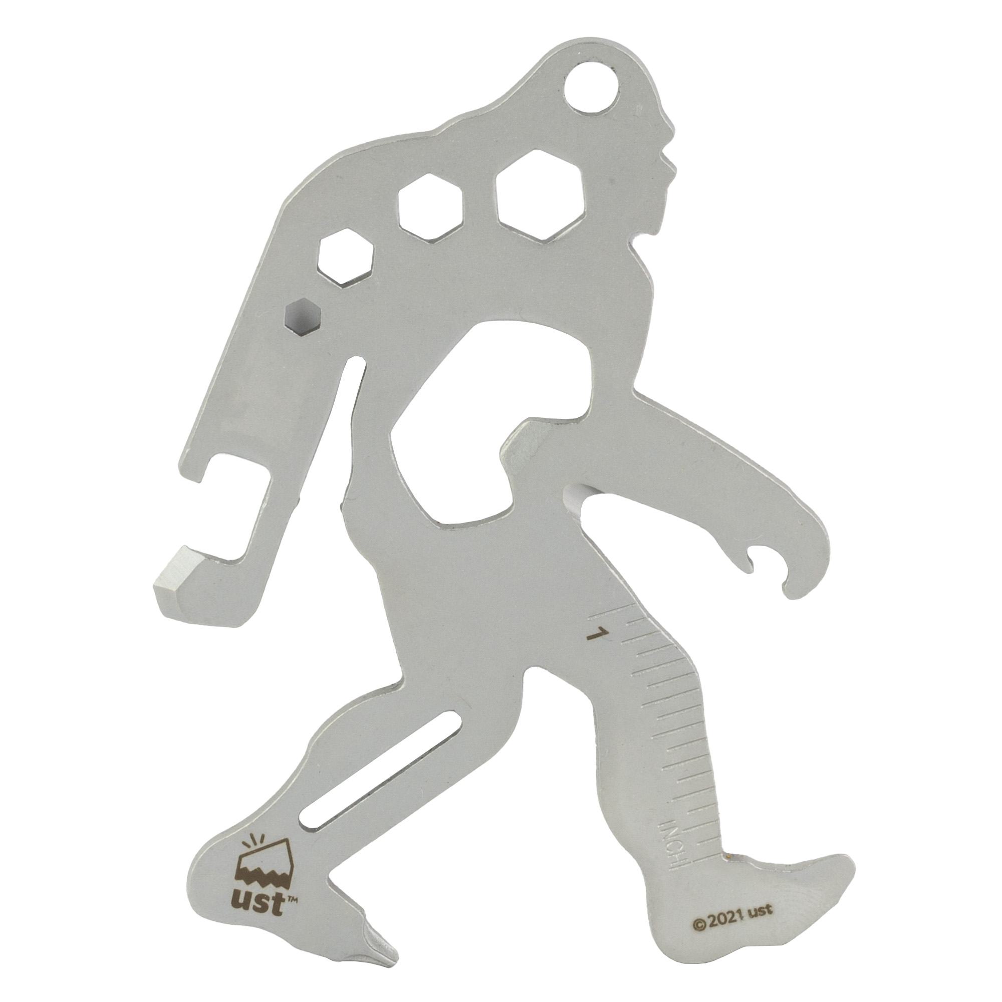 UST Sasquatch Tool, Multi Tool, Silver, Stainless Steel, 3.6"x2.5"x0.1" - 1156810