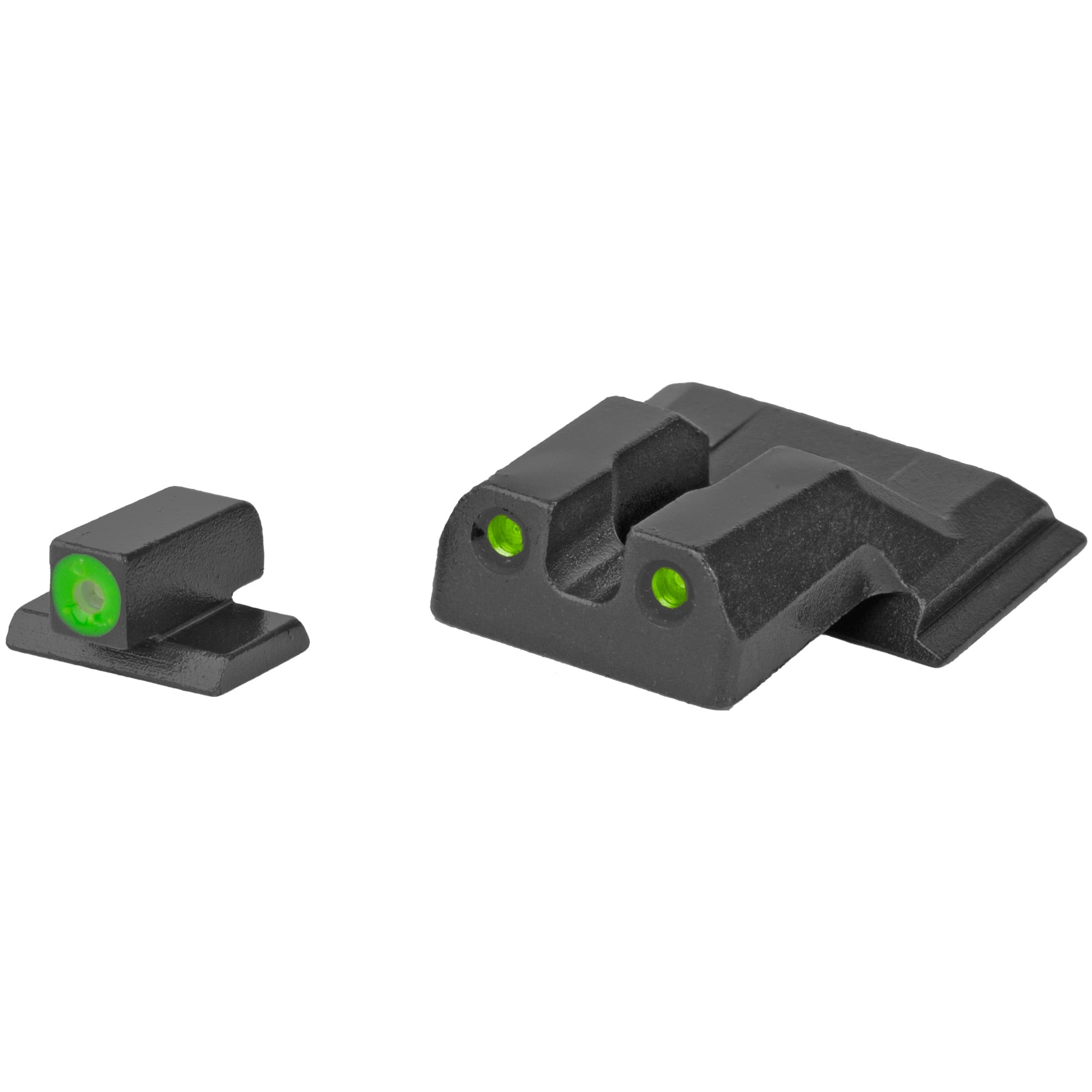 Meprolight Hyper-Bright, Tritium Sight Set, Green Front/Green Rear, Fits S&W M&P Shield