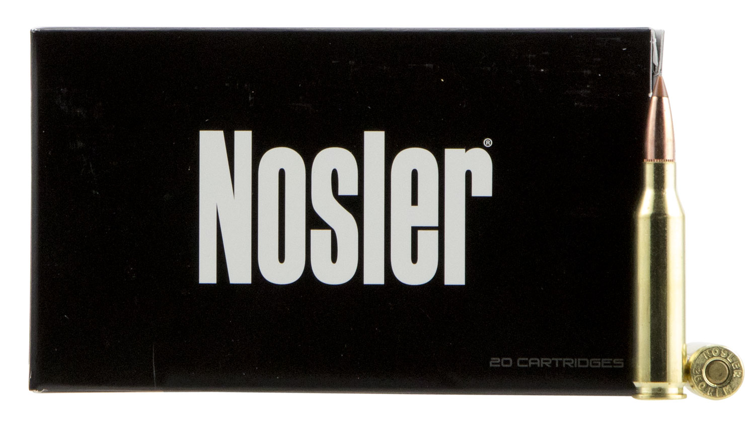 Nosler 260 Rem 120 grain Ballistic Tip Hunting Rifle Ammo, 20/Box - 40056