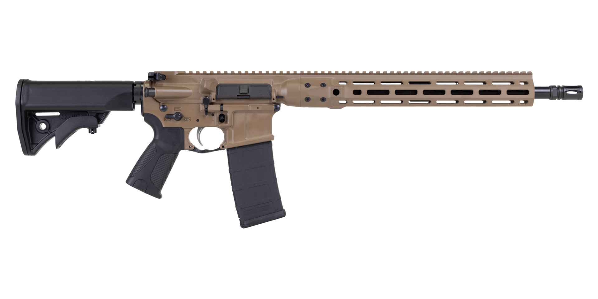 LWRC International IC DI Standard .300 Blackout Semi-Automatic AR-15 Rifle, Flat Dark Earth - ICDIR3CK16ML