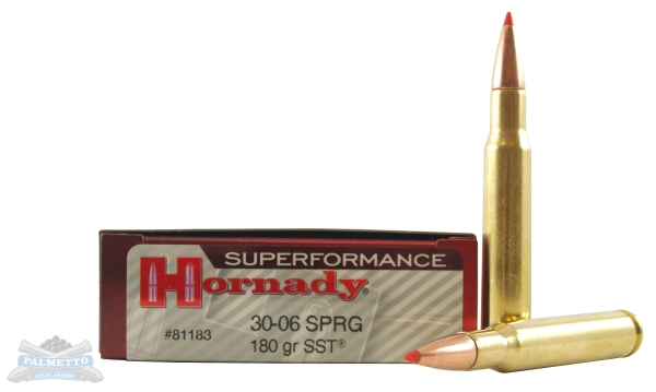 Hornady 30-06 180gr SST Superformance Ammunition 20rds- - -81183