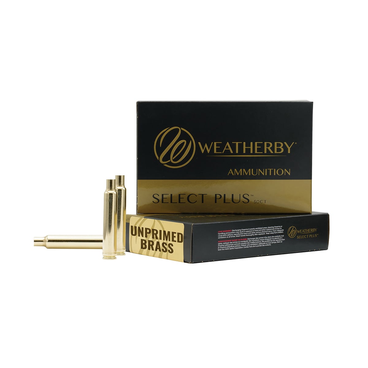 Weatherby .300 PRC Unprimed Rifle Brass, 50rds