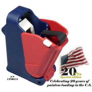 Maglula 9mm to .45ACP universal UpLULA magazine loader US Flag