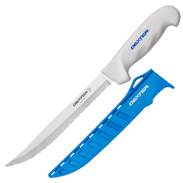 Dexter Tiger Edge 8" Scalloped Knife, White - SG142-8TEEG
