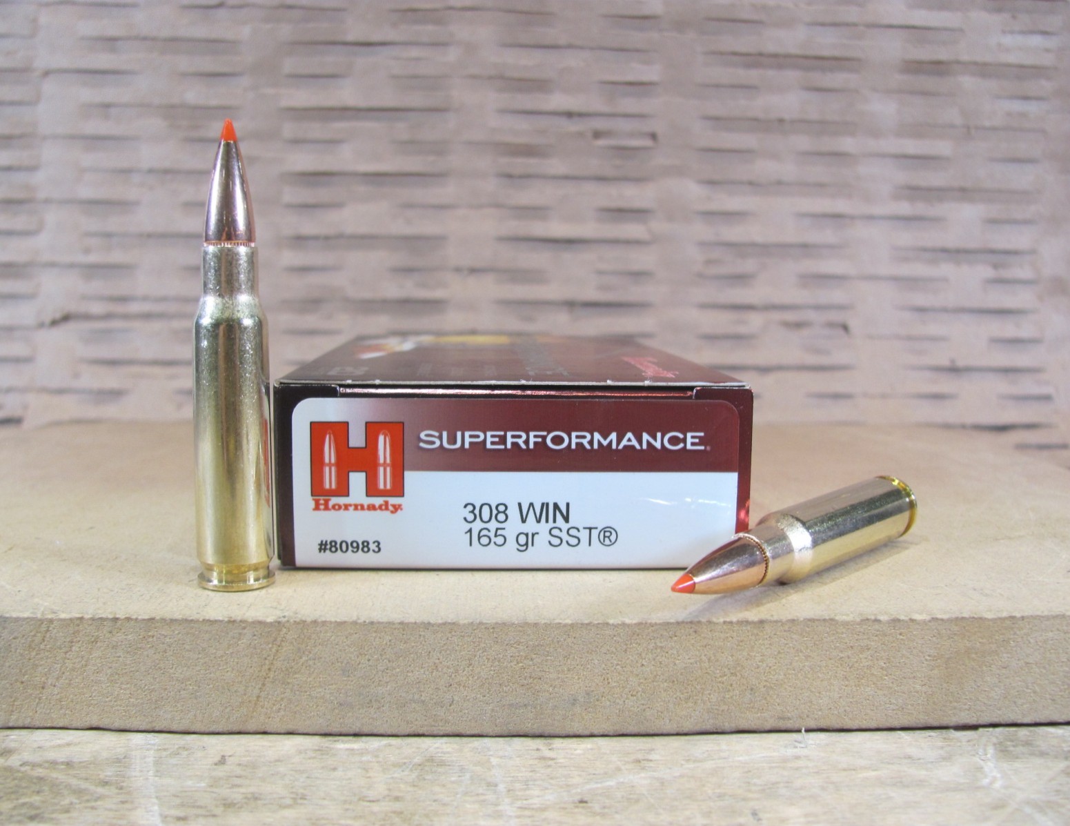 20 Round Box – 308 Win 165 Grain SST Hornady Superformance Ammo – 80983