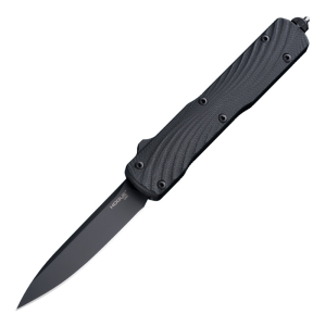 Hogue Counterstrike OTF 3.35 Drop Point Blade Black Aluminum Automatic Knife