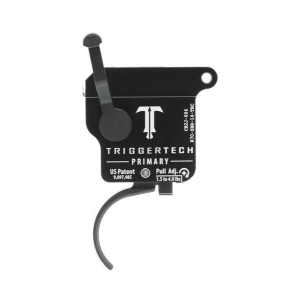 TriggerTech Rem 700 Primary Curved Trigger Single Stage Black/Black