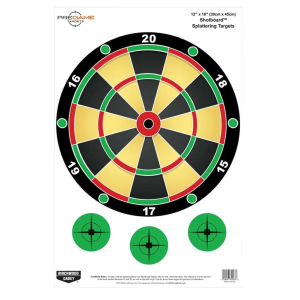 Birchwood Casey 35583 Pregame  Dart Board Hanging Paper Target 12 x 18 100 Per Pack