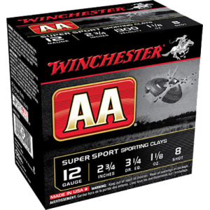 Winchester Ammo AASC129 AA Target Loads 12GA 2.75\" 1-1/8oz #9 Shot - 25sh Box