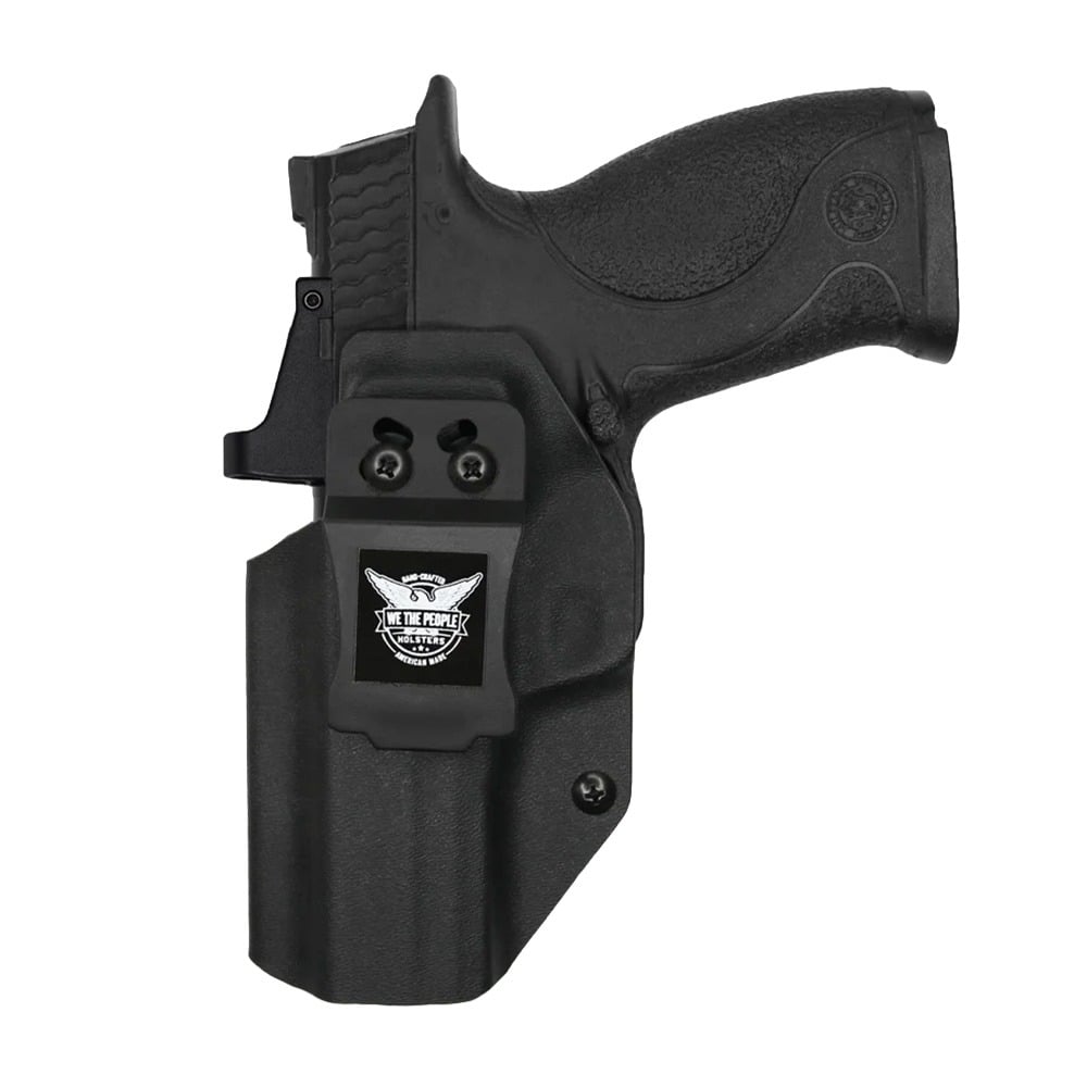 We The People Holsters Smith & Wesson M&P 2.0 4" & 4.25" Compact 9/40 PRO IWB Left Handed Holster Red Dot Cut, Black