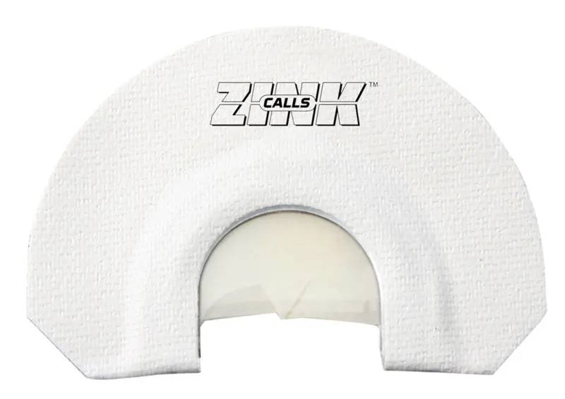 ZINK ZNKZNK312 Lucky Lady Diaphragm Call Triple Reed Turkey Sounds White V-Notch Cut