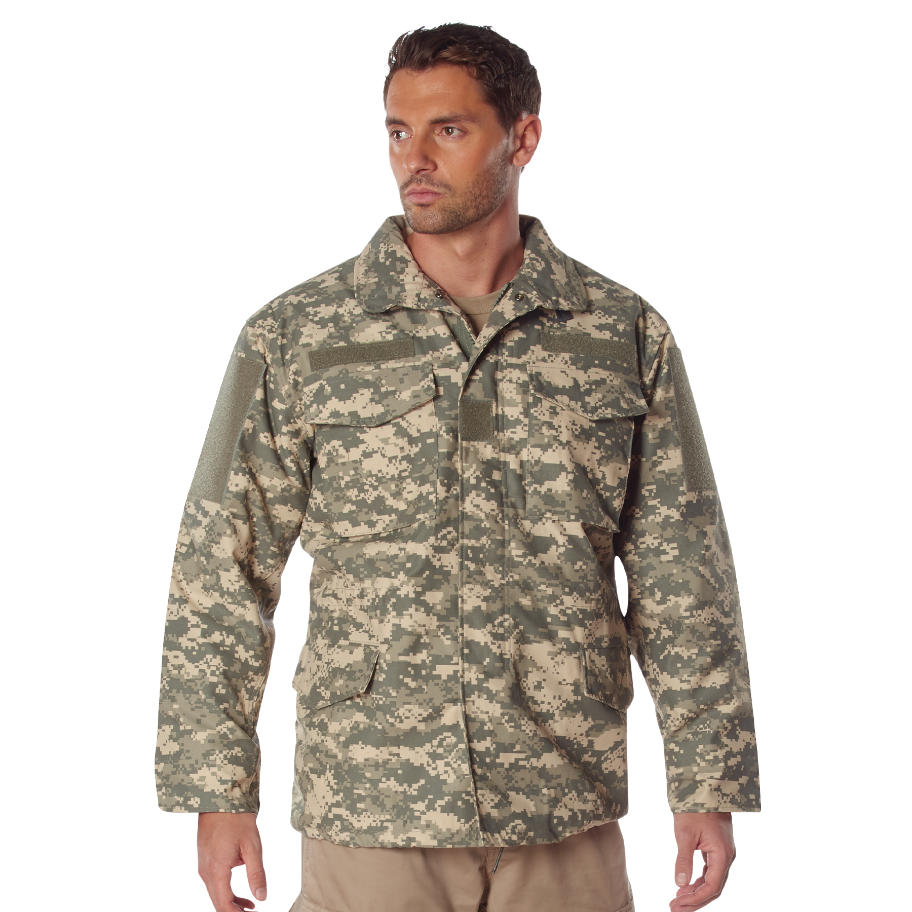 Rothco M-65 Field Jacket - Acu Digital Camo, Large
