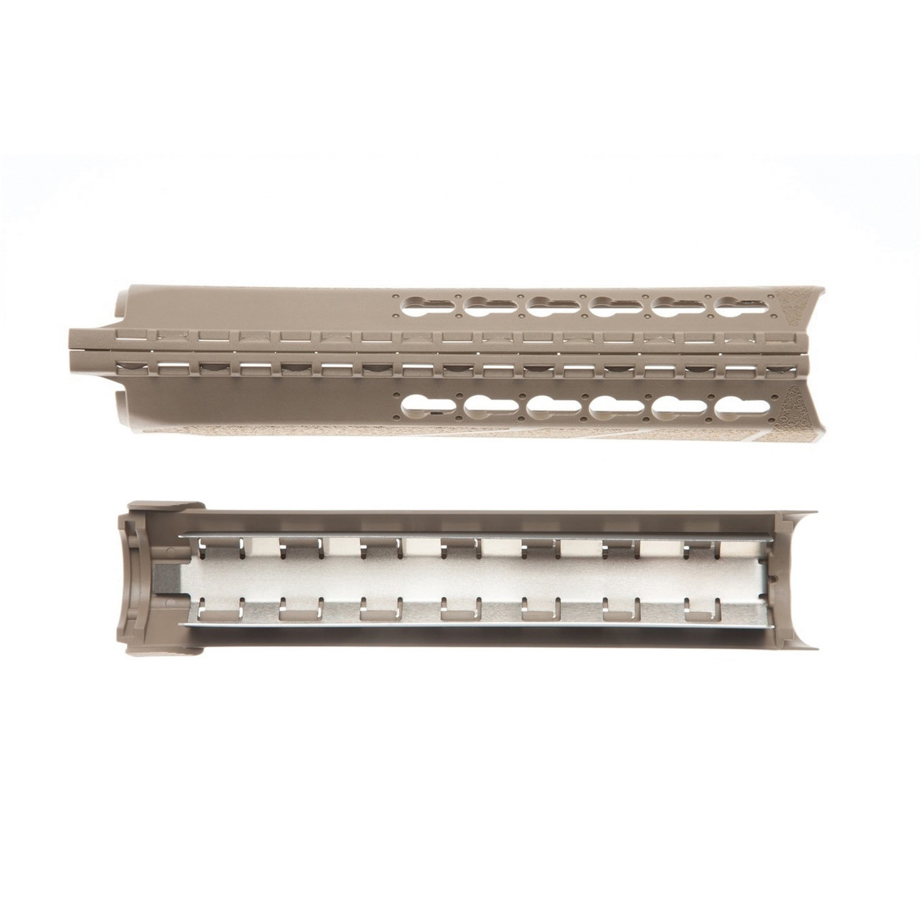 BCM Gunfighter Polymer KeyMod Rail, FDE - BCM-PKMR-MID-FDE