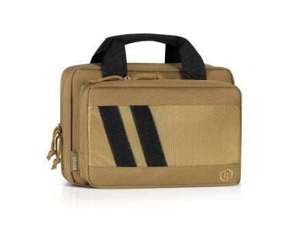 Savior Equipment Specialist Double Pistol Case, Flat Dark Earth - HC-DGSPORT-WS-TN