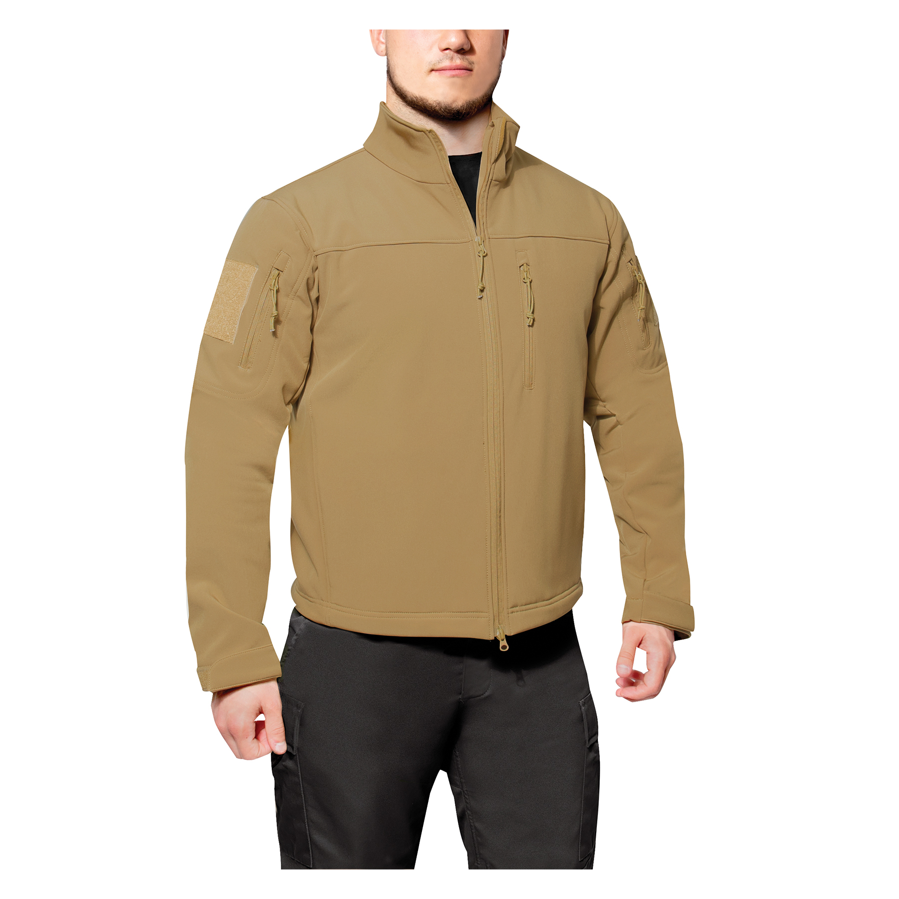 Rothco Stealth Ops Soft Shell Tactical Jacket - Coyote Brown, 2X-Large