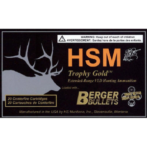 HSM AMMO 338 Win Mag 300Gr Match Hybrid OTM Tactical 20rd