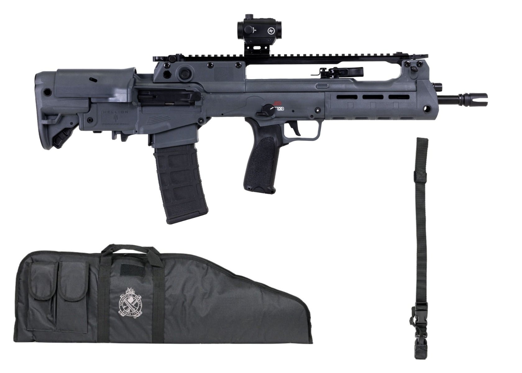 Springfield Bullpup Hellion 16" 5.56 30rd Rifle Gear Up, Tungsten Gray - HL916556Y-GU25