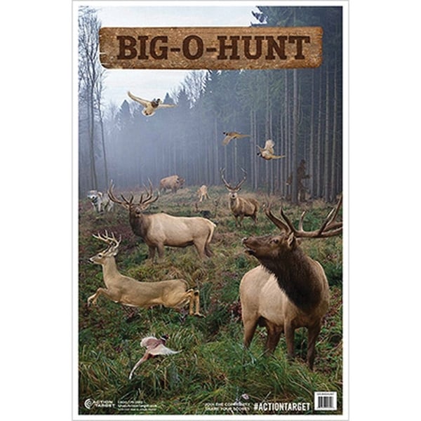Action Target Big-O-Hunt Target 23" x 35"