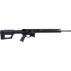 Seekins Precision DMR Semi Automatic Rifle 6mm Advanced Rifle Cartridge (6mm ARC) 22" Black Threaded Barrel Black Frame Black Fixed Stock