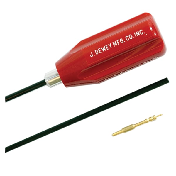 J Dewey Rods #5-40 Female 32" .20 Cal Cleaning Rod