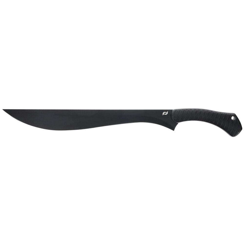 Schrade Delta Class Decimate Brush Fixed Knife Scimitar, Black