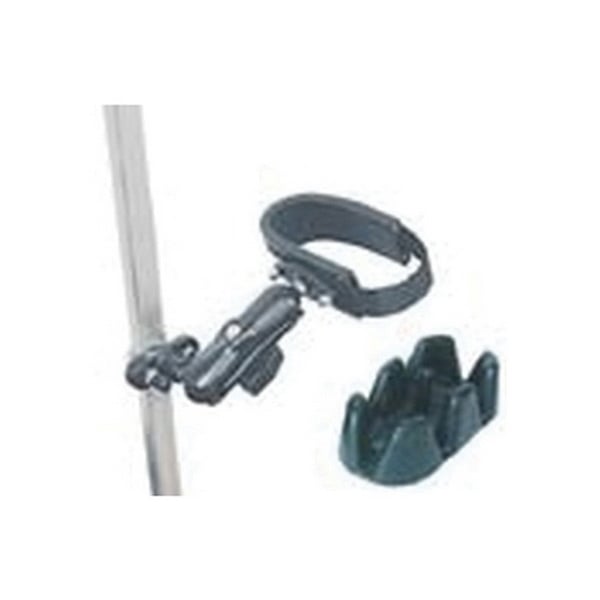 Ranger Rugged Gear Black Metal U-Bolt Mount Swing Arm Holder w/ Floor Base - 15502