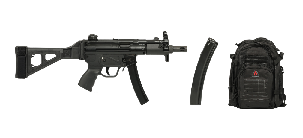 Century Arms AP5-P 5.75" 9mm Pistol W/ Brace, Extra Mag and Backpack