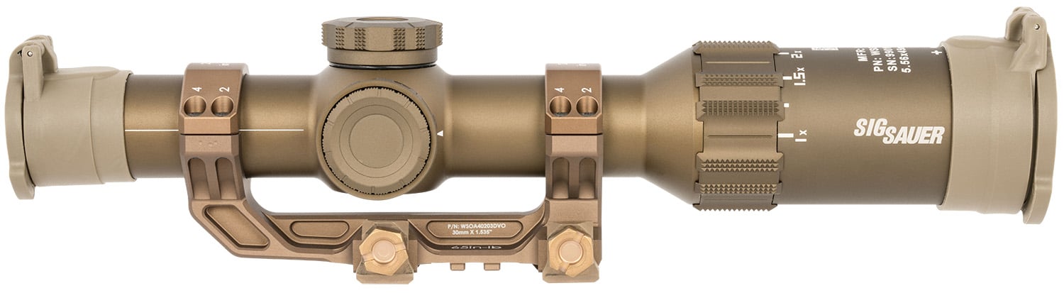 Sig Sauer Tango6T 1-6x24mm Riflescope w/ Illuminated Reticle, Coyote - SOT61DVO
