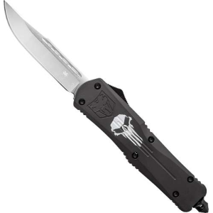 COBRATEC LARGE FS3 OTF BLACK PUNISHER 3.5 D2 STEEL DRP PNT