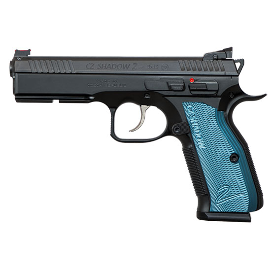 CZ Shadow 2 Black Blue 9mm Pistol - 17 Rounds