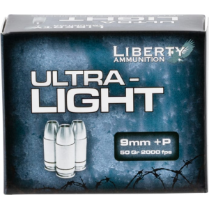 Liberty LA-UL-9-052 9MM+P 50 GR - 20rd Box