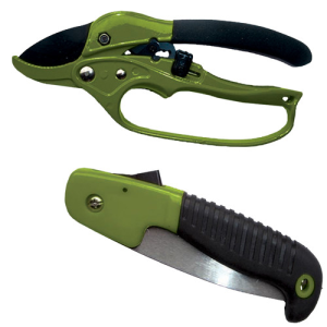 HME Hunters Combo Pack 7" Folding Saw Black w/Shears