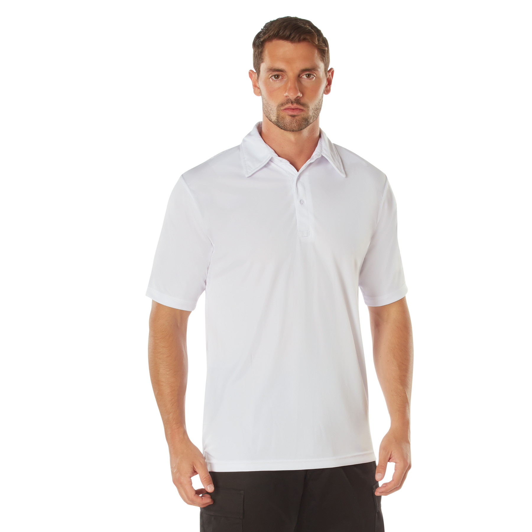 Rothco Tactical Performance Polo Shirt - White, Medium