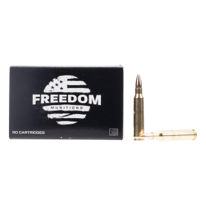 Freedom Munitions Range 223 Rem 62gr FMJ Ammo - Box of 50