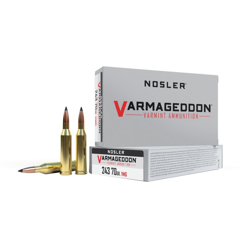 Nosler Varmageddon .243 Winchester 70 gr PT 20rds