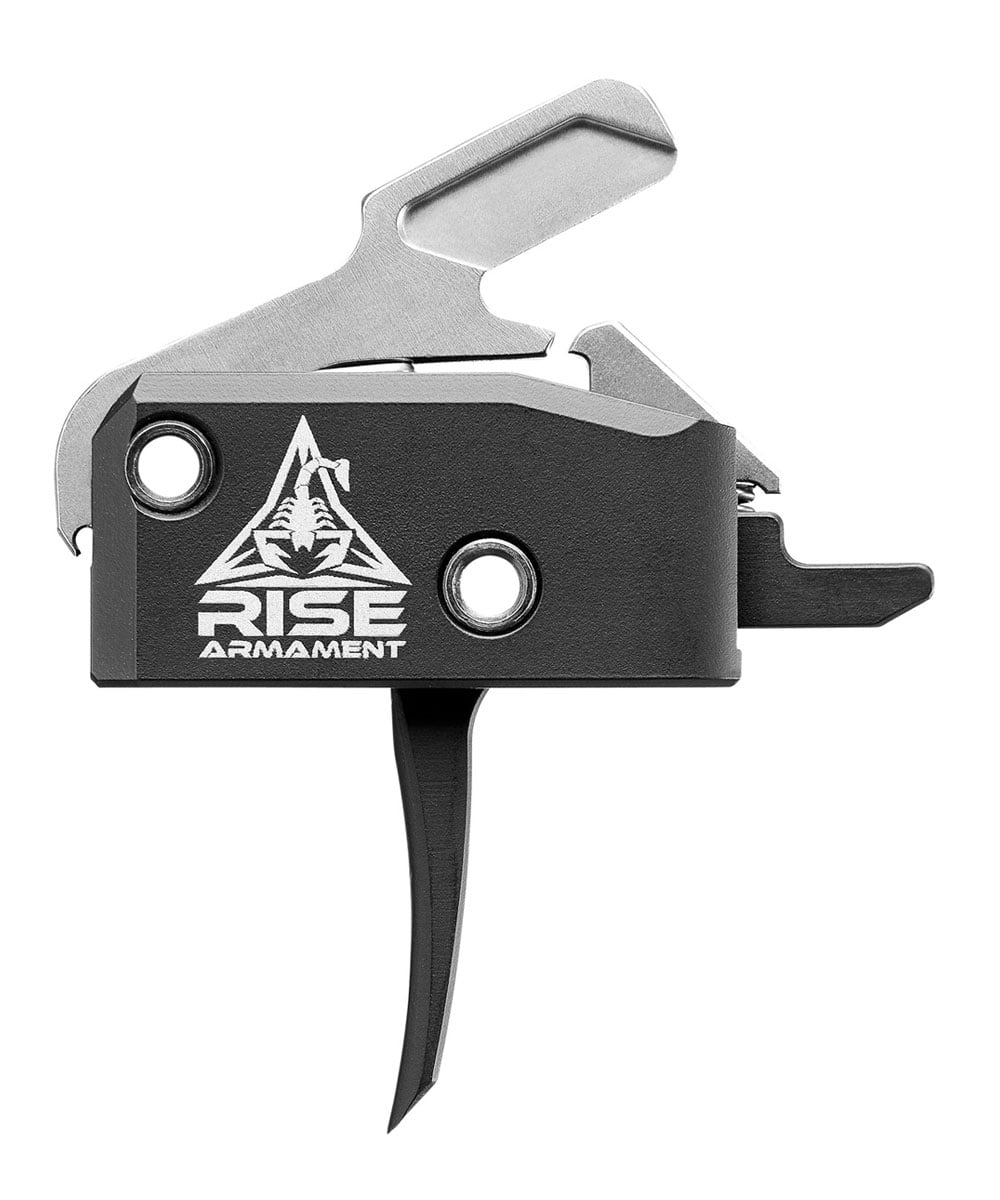 Rise Armament RA-434 AR Platform Flat Single Stage Trigger, Black - RA-434-BLK