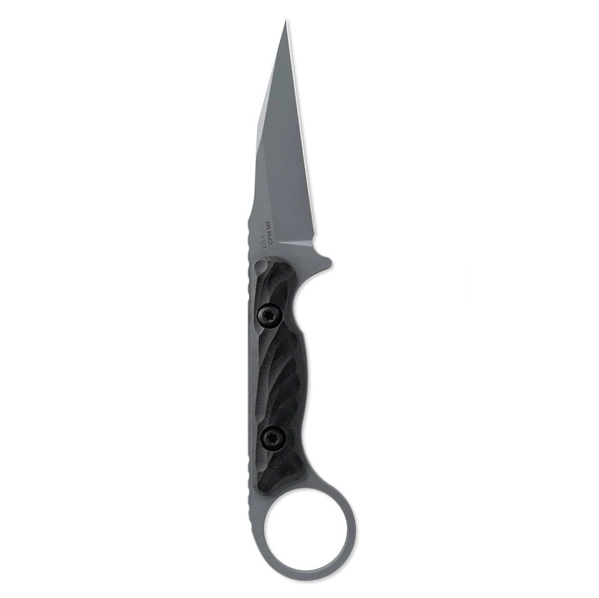 Toor Knives Jank Shank W Fixed Blade Wharncliffe Knife, Phantom Gray